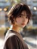 カット+オーガニックカラー+クレンジングスパ（20分）￥11000