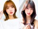 コローレ 佐賀(COLORE)の写真/韓国風顔周りカットで結んだ時も可愛い*横顔まで惹かれる！韓国へアかたボブまでカットはお任せ！[韓国]