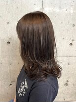 オーサム 下北沢(THE AWESUM)&nbsp;大人ミディ/レイヤーカット/ブラウンベージュ[下北沢/下北沢駅]