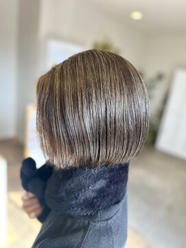 フラッシュ 高蔵寺店 グレージュハイライト