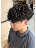 エッジ(EDGE) 大分メンズ刈り上げマッシュツイストスパイラルパーマスタイル