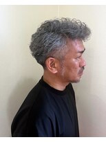 ムーンジェジェ(moon jeje) グレイパーマショート