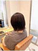 くびれ/くびれヘア/ショートボブ/大倉山くびれ外ハネ