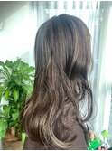 ハイライト/バレイヤージュ/イルミナカラー/ブリーチ/韓国/前髪