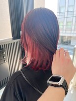 ファイブ ヘアー(FIV hair) インナーカラー×ボルドールビー