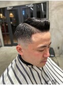 バーバー　ツーブロック/刈り上げ/ツイスパ/ビジネス/かきあげ 