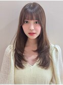 韓国風レイヤー×ハニーグレージュ×美髪×原宿×渋谷×表参道