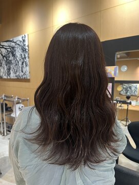 オーガニック ライフ 若葉 鶴ヶ島(organic+life) 20代30代◎秋のショコラブラウンロングウェーブ巻きで韓国風