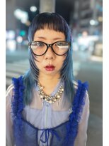 キジ(KIJI)&nbsp;フェイスレイヤー/ショートバング/ハイトーン/ルーツカラー