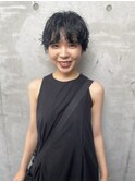 Lilu 2025.9　黒髪ショート×パーマ　丸田美花