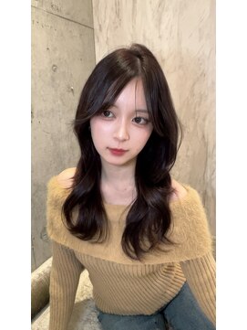 ロンドルピナス 小倉(Lond Lupinus) 黒髪カタログ/オリーブグレー/ココアベージュ/小顔に見せるヘア