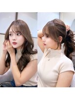 シュガー(Sugar)&nbsp;透明感カラー/ワンホンヘア/韓国ヘア/顔まわり/大阪/梅田