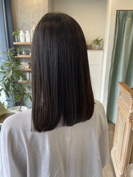 ハクバイジェービー 稲毛(hak by jb) 黒髪/オリーブグレー/小顔/ココアベージュ[稲毛駅/白髪染め]