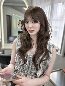 ボタン テンジン(VOTAN tenjin) ベージュカラーとレイヤーカットで上品な韓国style☆