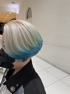 アブニール 我孫子(AVENIR) ホワイトブロンド×エンドシアンカラー