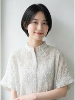 キビト(kibito) 曙橋若松河田丸みショートボブひし形ショートボブ20代30代40代
