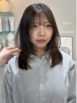 ヘアー アイス カンナ(HAIR ICI Canna)&nbsp;レイヤーカット/ハッシュカット/韓国ヘア／春ヘア