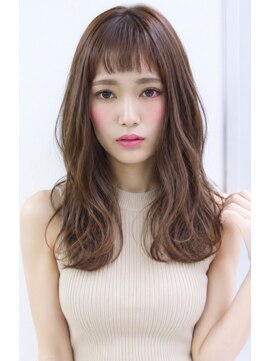 アリュールヘアー ヴィヴィ(ALLURE hair vivi) 【ALLURE】顔周りレイヤーボブ _コテ巻き風パーマ_オン眉