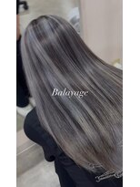 ダブル アンダーバー サロン(W_SALON) 【W_SALON 河原町】シルバーバレイヤージュ