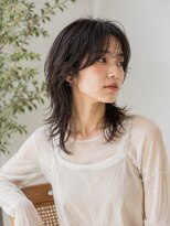 ドット ヘアー ジェム(dot.hair gem)&nbsp;ウルフレイヤー/ダークトーンカラー/時短ヘア