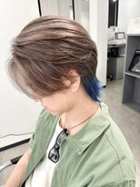 ネオ(NEO)&nbsp;ベージュ×インナーカラー【伊勢原/半個室サロン/縮毛矯正】