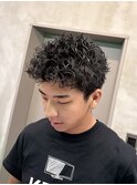 スパイキーショート ピンパーマ