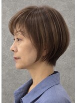 ピボット 与野西口店(pivot)&nbsp;上品な艶感で魅せる大人のくびれショートボブ