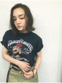 【BALLOON HAIR】ルーズウェーブ×vintage T
