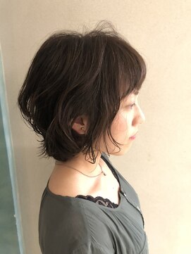 ロンド 銀座(Lond) 大人かわいいデジタルパーマボブ☆担当高橋ヒロシ