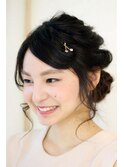 くるりんぱアレンジで☆上品おでかけスタイルに変身！
