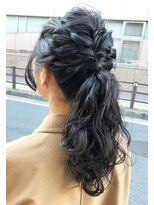 デコヘアー キートス(DECO HAIR kiitos)&nbsp;ロープ編みポニー