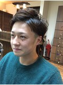 アップバング ヘア