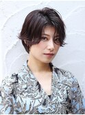 大人ハンサムショート×アッシュブラウン【Timere神戸三宮】