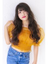 アジールヘア 東上野店(agir hair)&nbsp;スモーキーカラー/波巻きウェーブ【上野/東上野】