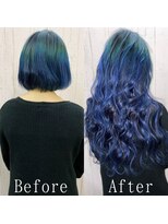 あるじゃんすー さいたま店&nbsp;ネイビーブルー#シールエクステ#デザインカラー#エクステ#大宮