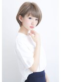 【DAYS表参道】大人可愛い小顔前下がり丸みショート耳かけボブ