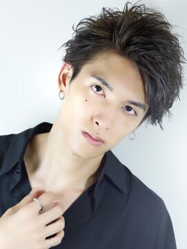 リップスヘアー 銀座(LIPPS hair) ソフトツイストかき上げアシメリバース