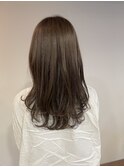 オリーブ×ゆるふわゆったりレイヤー