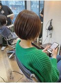 【大人可愛い丸みボブ 恵比寿】