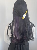 リルミー(Lilme)&nbsp;【インナーカラー】ラベンダー＋ディープグレー　＊Lilme＊