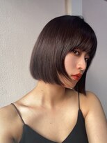 アフロートリノ(AFLOAT Leino)&nbsp;【修】20代30代40代◎透明感カラー×韓国切りぱなしボブ