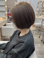 エレノア 渋谷公園通り店(Eleanor)&nbsp;オリーブベージュ×くびれショートボブ