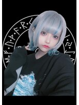 エルシャドール(EL-SHADDOLL)&nbsp;あのねちゃん　ホワイトウルフ　派手髪