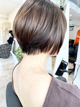 ベンジー 蔵前ii店(benji) 丸みショートボブ◎ /大人かわいい/ベージュカラー/ショート