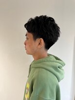 メンズカット バイ ソイクフ(メンズカット by SOY-KUFU)&nbsp;MEN'SHAIRアッシュブラックベリーショートダークアッシュ