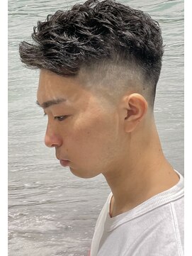 ヨシザワインク プレミアム 横浜 桜木町店(YOSHIZAWA Inc. PREMIUM) ツーブロックフェードアイロンパーマ