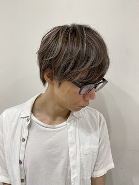 ネイロ 錦糸町(NeiRo) ハイライトカラーメンズマッシュ白髪ぼかしグレージュカラー