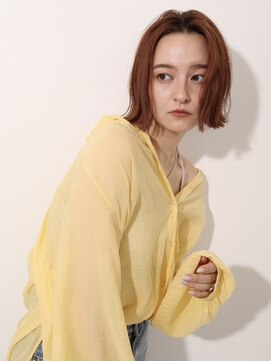 ボラトゥ(Bora two) 外ハネボブミニボブ透明感カラー