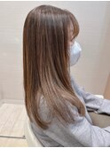 大人かわいい☆乾かすだけでまとまるナチュラルストレート♪