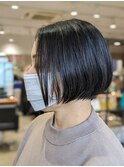 基本の前下がりショートボブ!